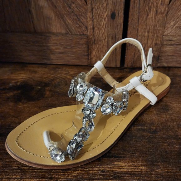 CATHY JEAN- Crystal Sandals - Picture 2 of 3